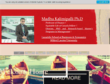 Tablet Screenshot of madhukalimipalli.com